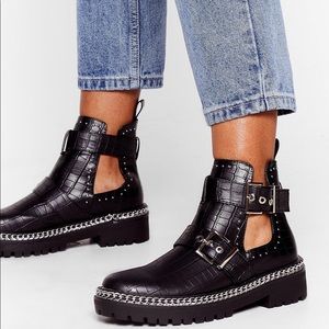 NWOT SOLD OUT Nasty Gal Booties
